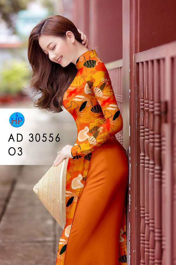 Vải Áo Dài Hoa In 3D Độc Đáo AD 30556 47 Vải Áo Dài Hoa In 3D Độc Đáo AD 30556