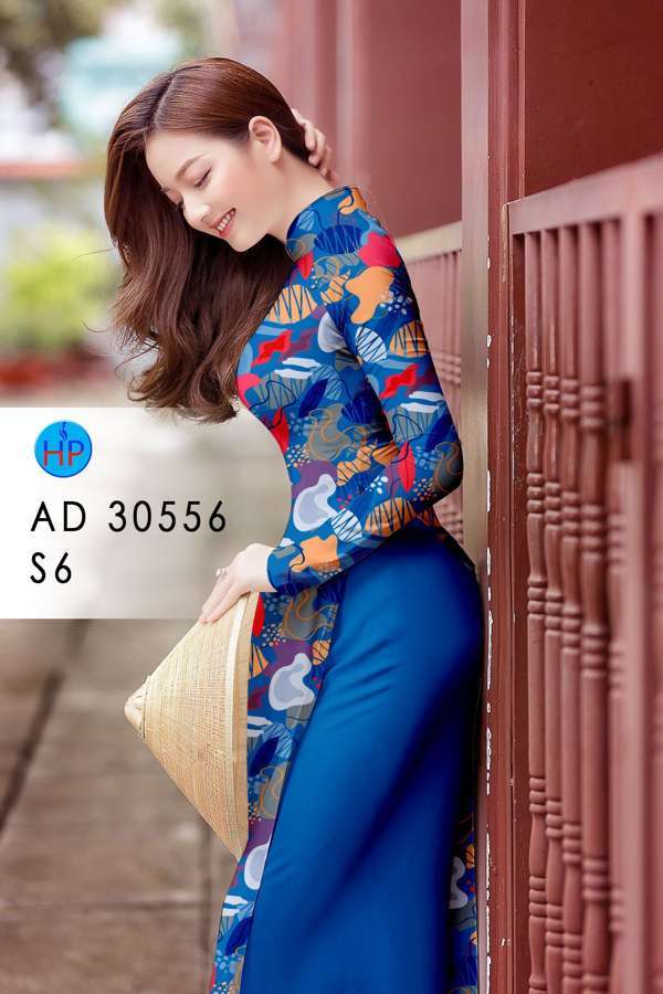 Vải Áo Dài Hoa In 3D Độc Đáo AD 30556 45 Vải Áo Dài Hoa In 3D Độc Đáo AD 30556