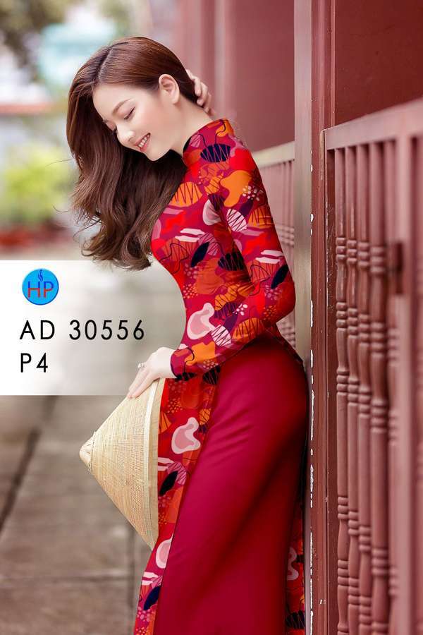 Vải Áo Dài Hoa In 3D Độc Đáo AD 30556 46 Vải Áo Dài Hoa In 3D Độc Đáo AD 30556