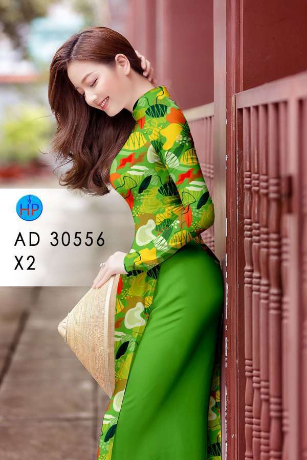Vải Áo Dài Hoa In 3D Độc Đáo AD 30556 51 Vải Áo Dài Hoa In 3D Độc Đáo AD 30556
