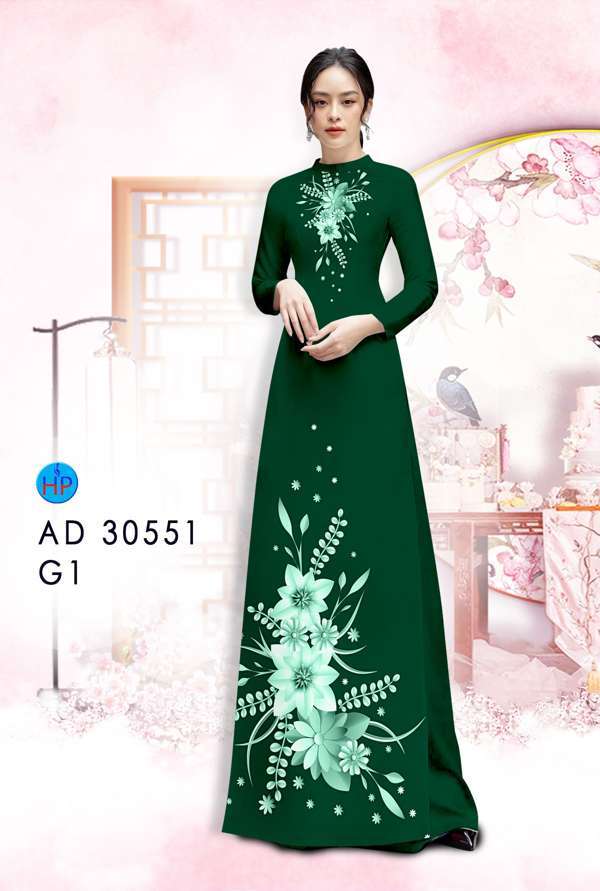 Vải Áo Dài Hoa In 3D Thiết Kế 2021 AD 30551 39 Vải Áo Dài Hoa In 3D Thiết Kế 2021 AD 30551