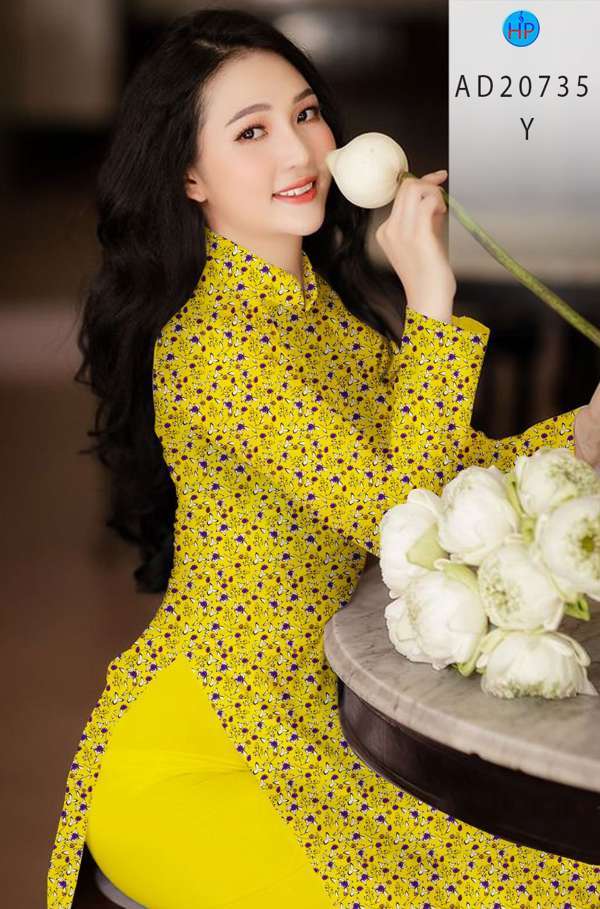 Vải Áo Dài Hoa Nhí Thiết Kế 2021 AD 20735 38 Vải Áo Dài Hoa Nhí Thiết Kế 2021 AD 20735