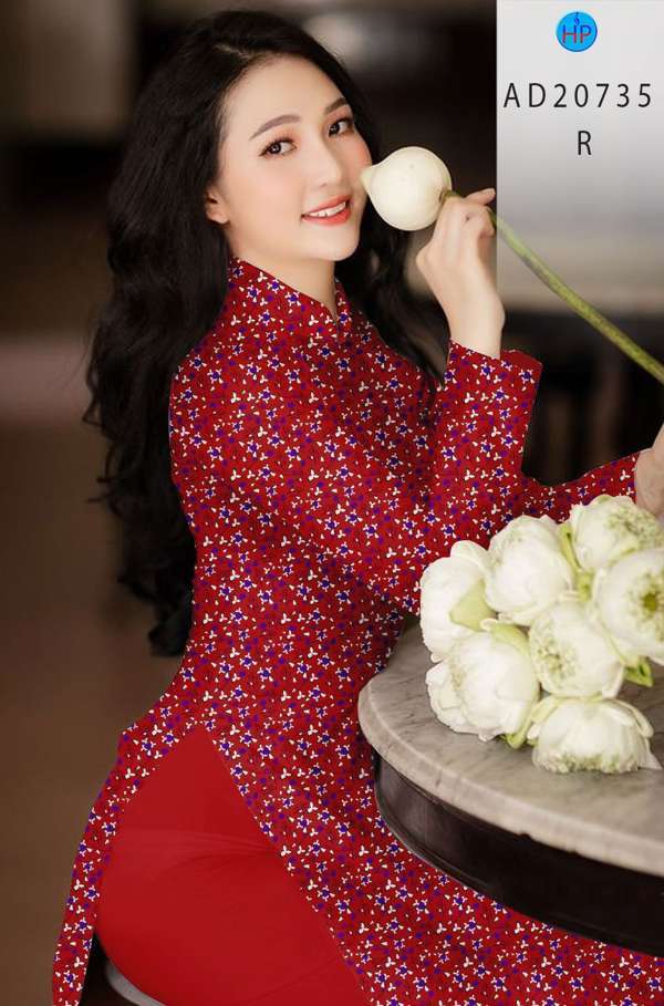 Vải Áo Dài Hoa Nhí Thiết Kế 2021 AD 20735 41 Vải Áo Dài Hoa Nhí Thiết Kế 2021 AD 20735