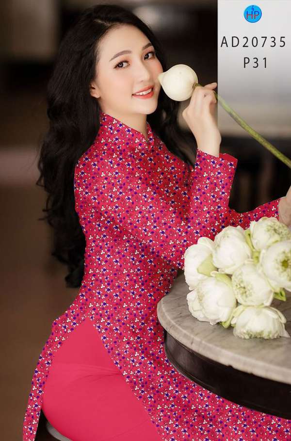 Vải Áo Dài Hoa Nhí Thiết Kế 2021 AD 20735 43 Vải Áo Dài Hoa Nhí Thiết Kế 2021 AD 20735