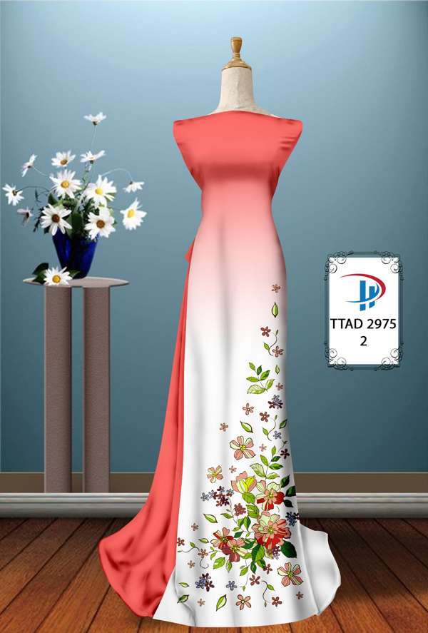Vải Áo Dài Hoa In 3D Thiết Kế 2021 AD TTAD2975 52 Vải Áo Dài Hoa In 3D Thiết Kế 2021 AD TTAD2975