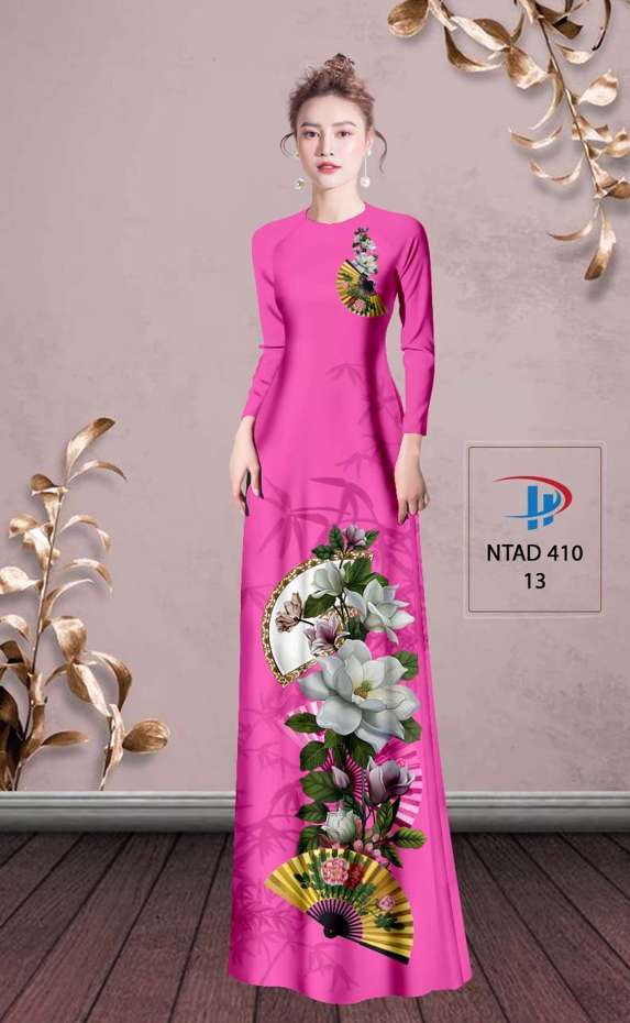 Vải Áo Dài Hoa Sen Vừa Ra  AD NTAD410