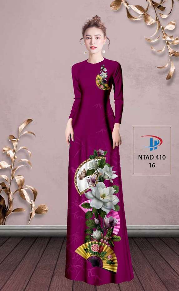 Vải Áo Dài Hoa Sen Vừa Ra  AD NTAD410