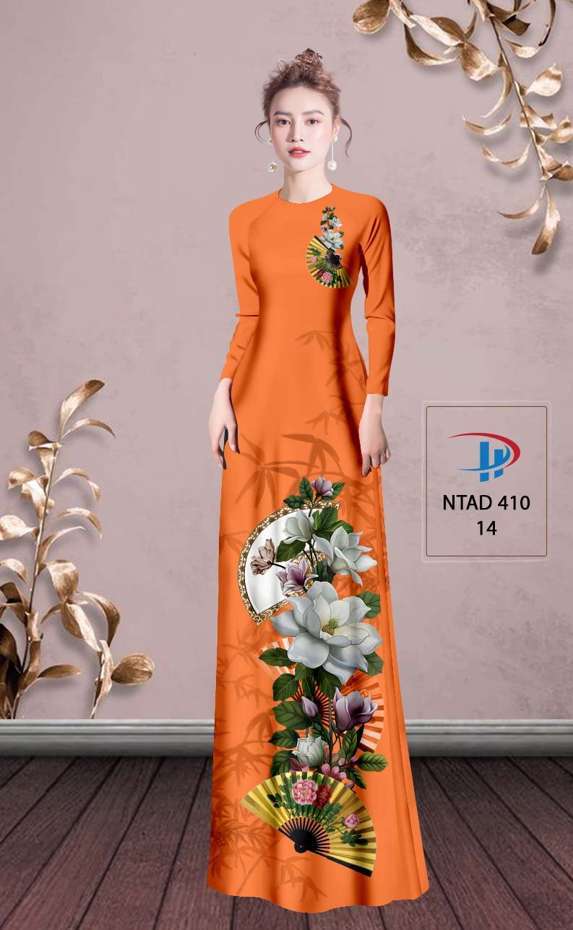 Vải Áo Dài Hoa Sen Vừa Ra  AD NTAD410