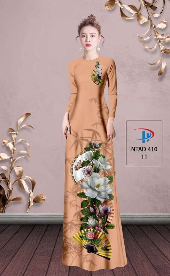 Vải Áo Dài Hoa Sen Vừa Ra  AD NTAD410