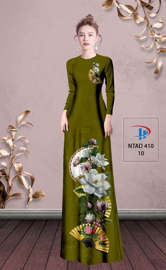 Vải Áo Dài Hoa Sen Vừa Ra  AD NTAD410