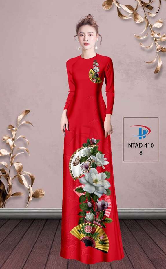 Vải Áo Dài Hoa Sen Vừa Ra  AD NTAD410