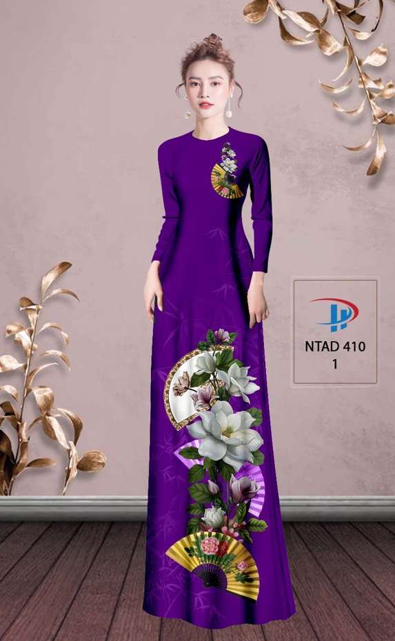 Vải Áo Dài Hoa Sen Vừa Ra  AD NTAD410