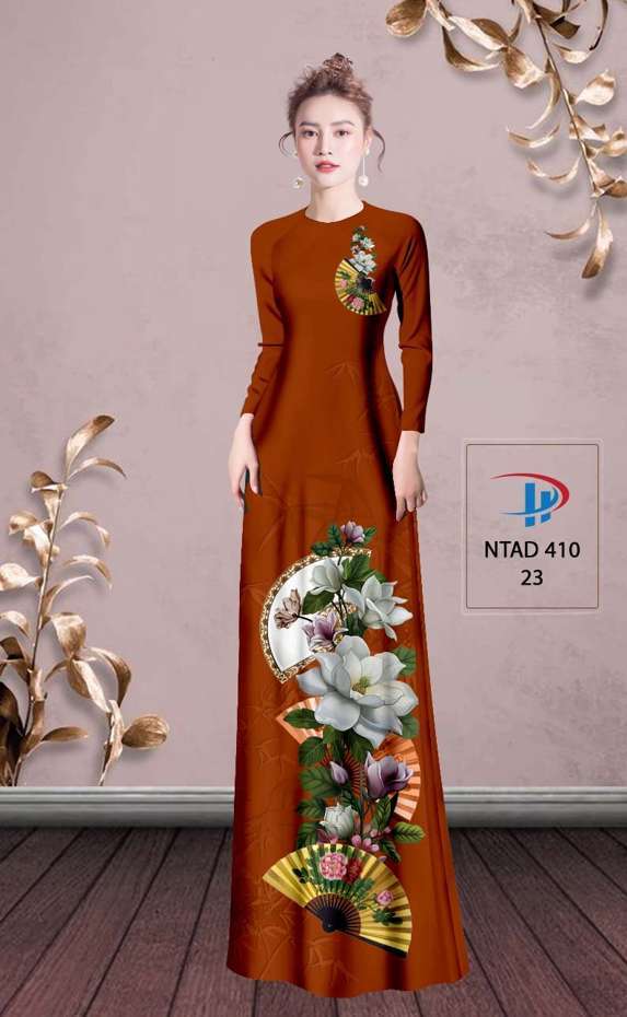 Vải Áo Dài Hoa Sen Vừa Ra  AD NTAD410