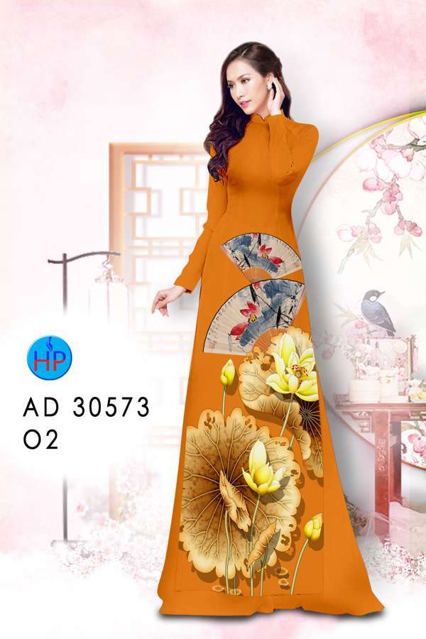 Vải Áo Dài Hoa Sen Vừa Ra  AD 30573