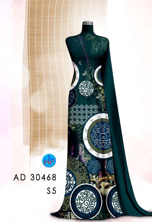 Vải Áo Dài Hoa Văn Thiết Kế 2021 AD 30468