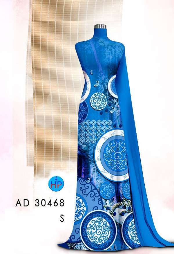 Vải Áo Dài Hoa Văn Thiết Kế 2021 AD 30468