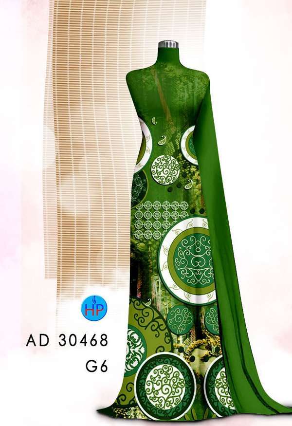Vải Áo Dài Hoa Văn Thiết Kế 2021 AD 30468