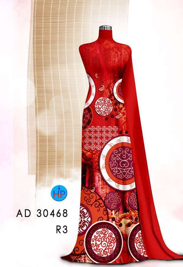Vải Áo Dài Hoa Văn Thiết Kế 2021 AD 30468