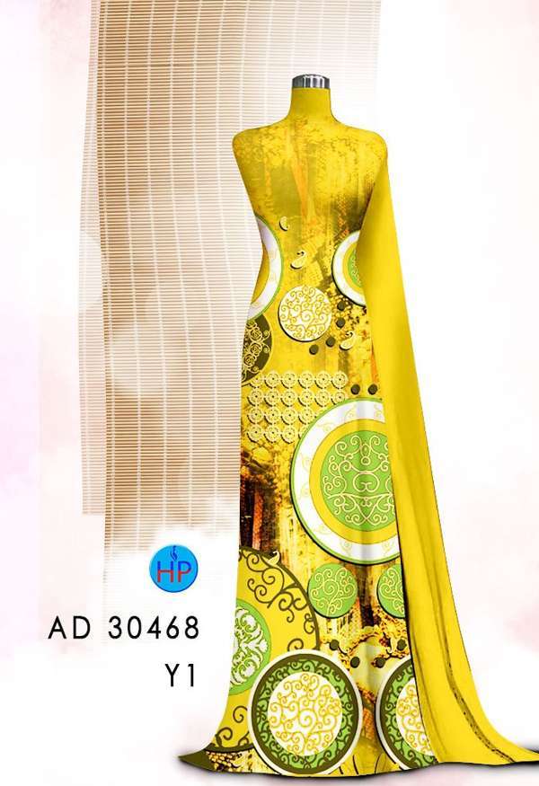 Vải Áo Dài Hoa Văn Thiết Kế 2021 AD 30468