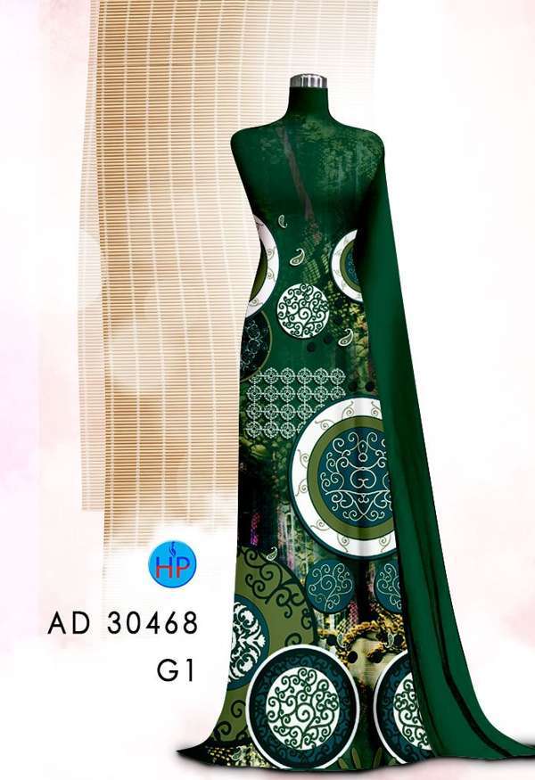 Vải Áo Dài Hoa Văn Thiết Kế 2021 AD 30468