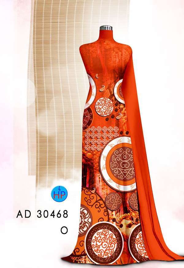 Vải Áo Dài Hoa Văn Thiết Kế 2021 AD 30468