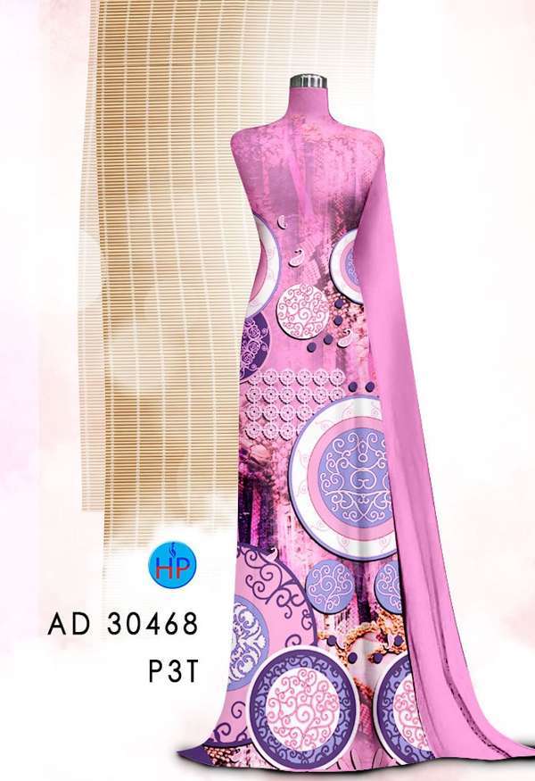 Vải Áo Dài Hoa Văn Thiết Kế 2021 AD 30468