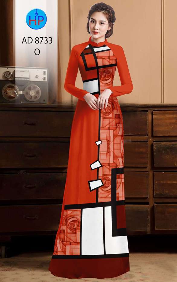 Vải Áo Dài Hoa Hồng Và Hoa Văn Thiết Kế 2021 AD 8733 46 Vải Áo Dài Hoa Hồng Và Hoa Văn Thiết Kế 2021 AD 8733
