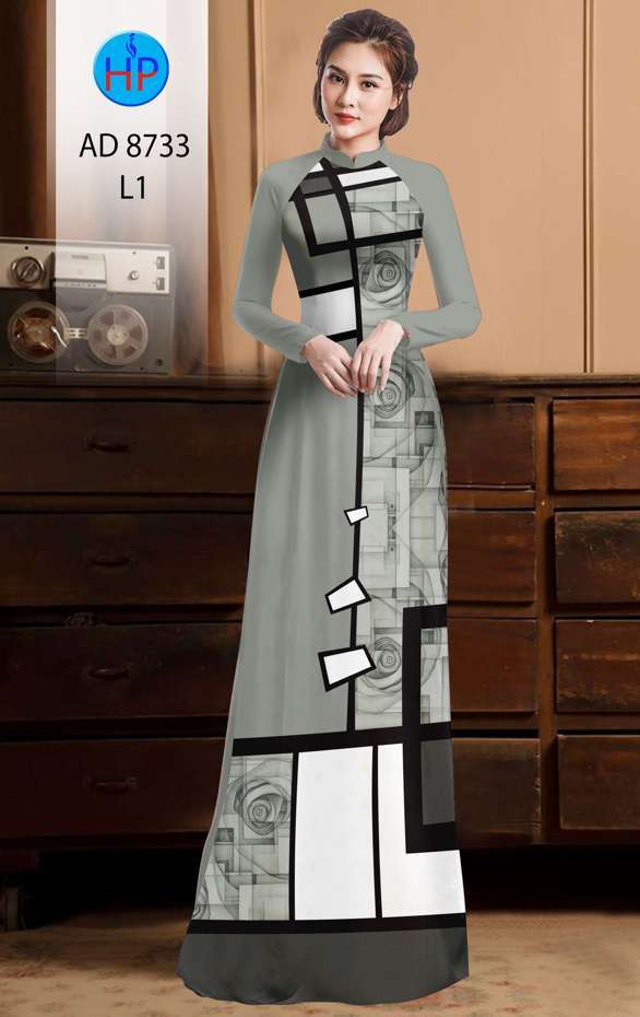 Vải Áo Dài Hoa Hồng Và Hoa Văn Thiết Kế 2021 AD 8733 50 Vải Áo Dài Hoa Hồng Và Hoa Văn Thiết Kế 2021 AD 8733