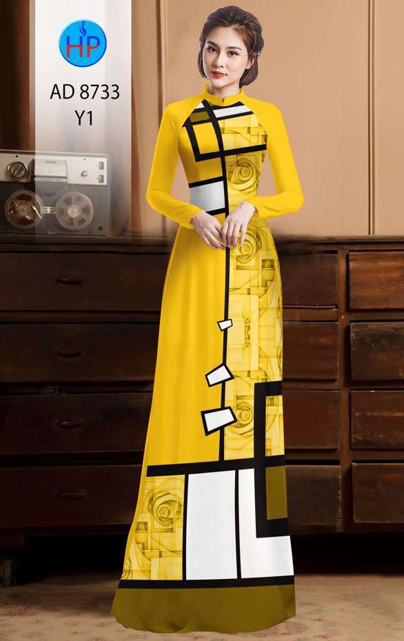 Vải Áo Dài Hoa Hồng Và Hoa Văn Thiết Kế 2021 AD 8733 52 Vải Áo Dài Hoa Hồng Và Hoa Văn Thiết Kế 2021 AD 8733