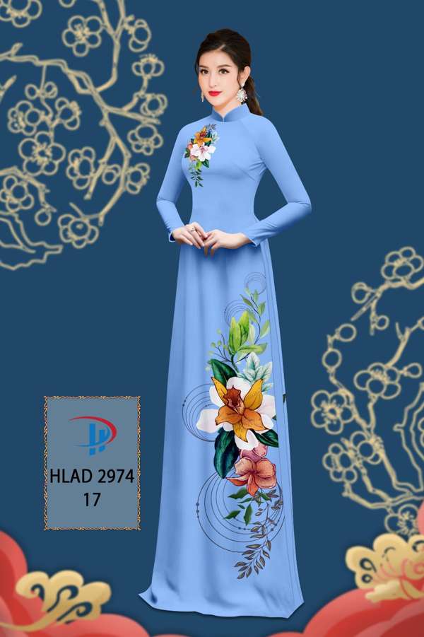 Vải Áo Dài Hoa In 3D Vừa Ra AD HLAD2974 55 Vải Áo Dài Hoa In 3D Vừa Ra AD HLAD2974
