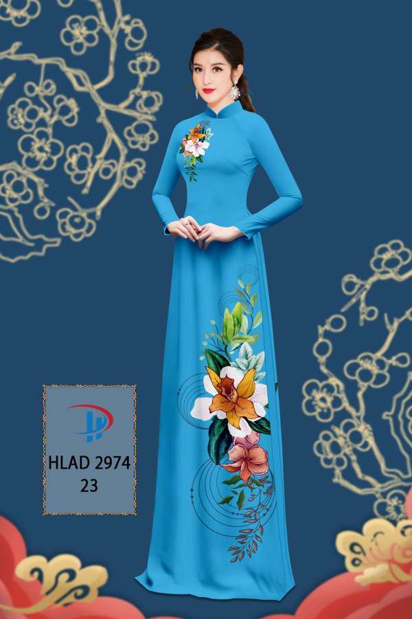Vải Áo Dài Hoa In 3D Vừa Ra AD HLAD2974 61 Vải Áo Dài Hoa In 3D Vừa Ra AD HLAD2974