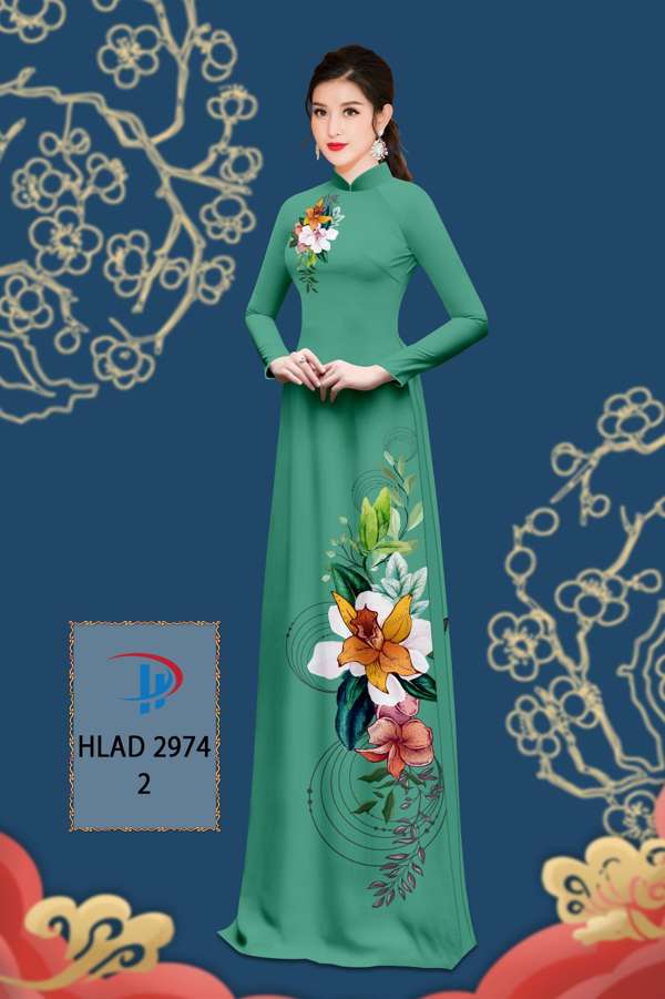 Vải Áo Dài Hoa In 3D Vừa Ra AD HLAD2974 66 Vải Áo Dài Hoa In 3D Vừa Ra AD HLAD2974
