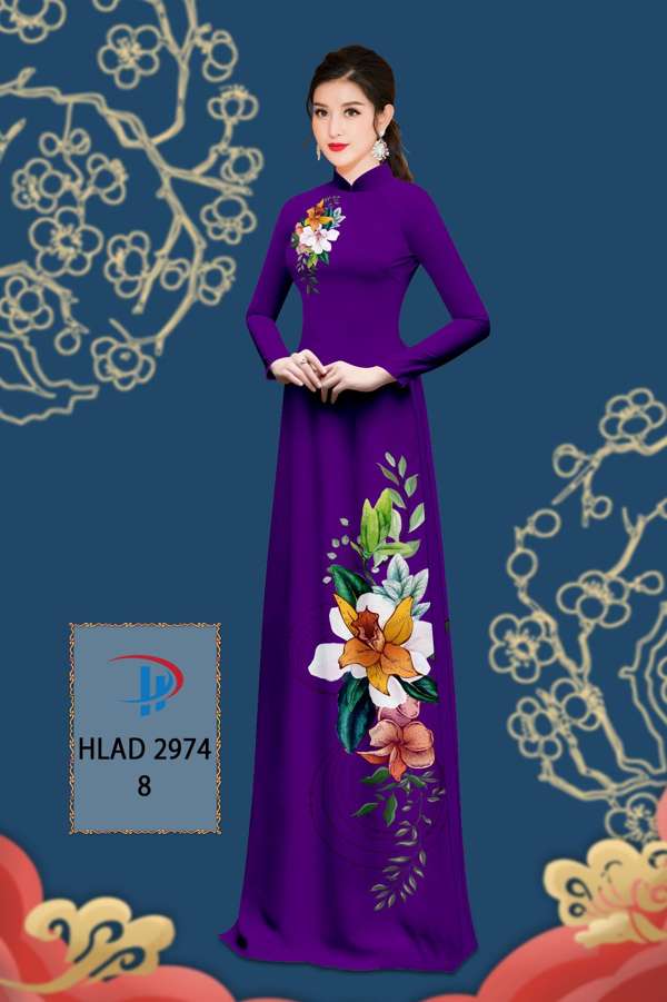 Vải Áo Dài Hoa In 3D Vừa Ra AD HLAD2974 70 Vải Áo Dài Hoa In 3D Vừa Ra AD HLAD2974