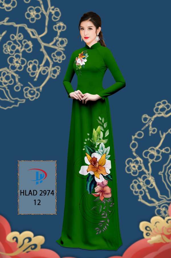 Vải Áo Dài Hoa In 3D Vừa Ra AD HLAD2974 74 Vải Áo Dài Hoa In 3D Vừa Ra AD HLAD2974