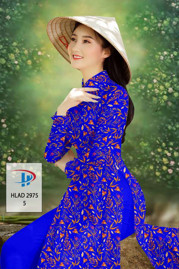 Vải Áo Dài Hoa Đều Độc Đáo AD HLAD2975