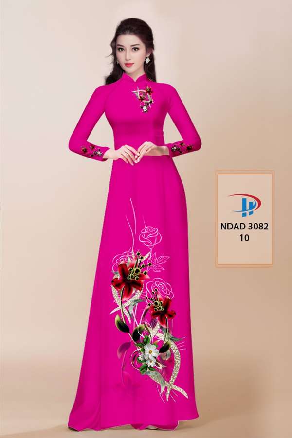Vải Áo Dài Hoa In 3D Thiết Kế 2021 AD NDAD3082 61 Vải Áo Dài Hoa In 3D Thiết Kế 2021 AD NDAD3082