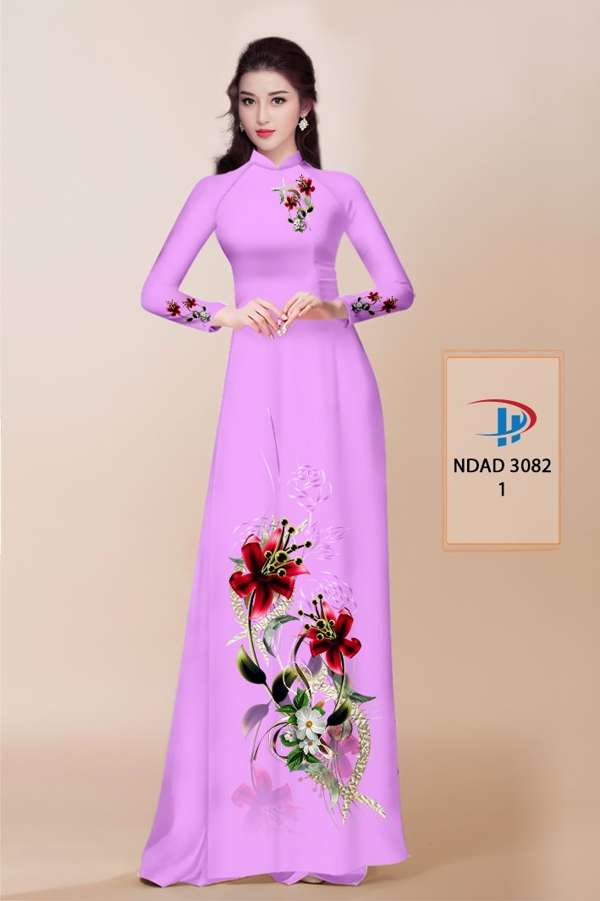 Vải Áo Dài Hoa In 3D Thiết Kế 2021 AD NDAD3082 59 Vải Áo Dài Hoa In 3D Thiết Kế 2021 AD NDAD3082