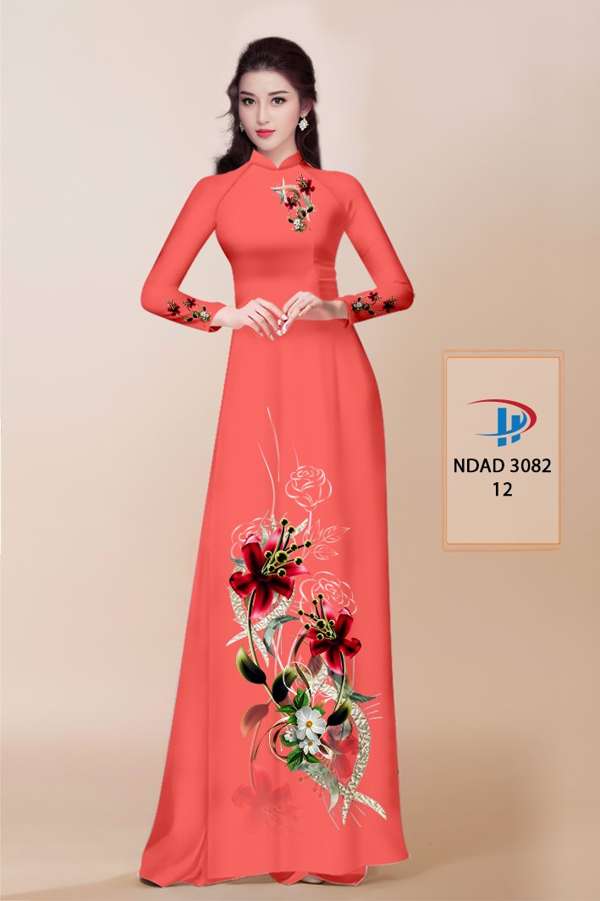 Vải Áo Dài Hoa In 3D Thiết Kế 2021 AD NDAD3082 69 Vải Áo Dài Hoa In 3D Thiết Kế 2021 AD NDAD3082