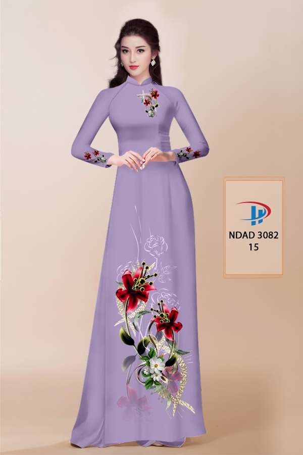 Vải Áo Dài Hoa In 3D Thiết Kế 2021 AD NDAD3082 72 Vải Áo Dài Hoa In 3D Thiết Kế 2021 AD NDAD3082