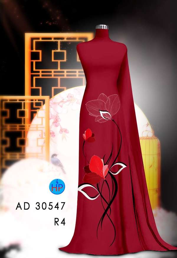 Vải Áo Dài Hoa In 3D Mới Ra AD 30547 72 Vải Áo Dài Hoa In 3D Mới Ra AD 30547