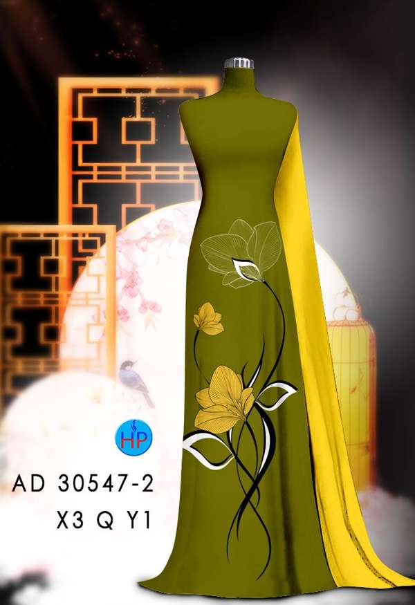 Vải Áo Dài Hoa In 3D Mới Ra AD 30547 76 Vải Áo Dài Hoa In 3D Mới Ra AD 30547