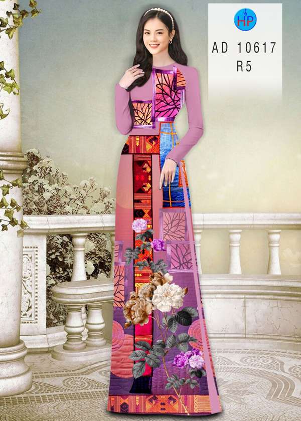 Vải Áo Dài Hoa Văn Thiết Kế 2021 AD 10617 42 Vải Áo Dài Hoa Văn Thiết Kế 2021 AD 10617