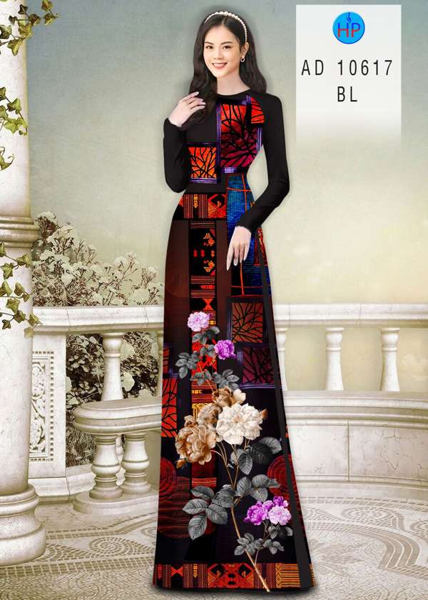 Vải Áo Dài Hoa Văn Thiết Kế 2021 AD 10617 46 Vải Áo Dài Hoa Văn Thiết Kế 2021 AD 10617