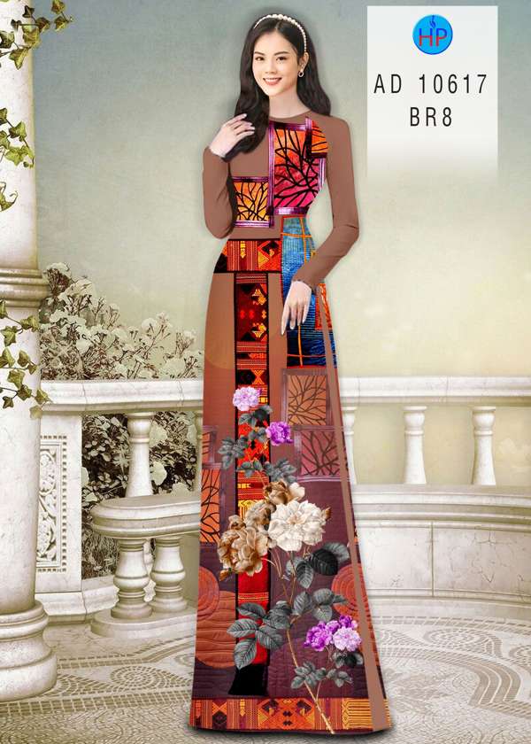 Vải Áo Dài Hoa Văn Thiết Kế 2021 AD 10617 49 Vải Áo Dài Hoa Văn Thiết Kế 2021 AD 10617