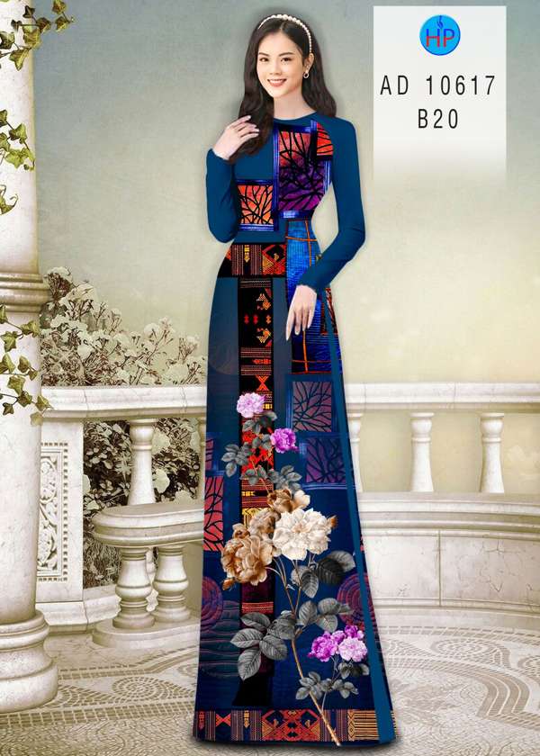 Vải Áo Dài Hoa Văn Thiết Kế 2021 AD 10617 47 Vải Áo Dài Hoa Văn Thiết Kế 2021 AD 10617