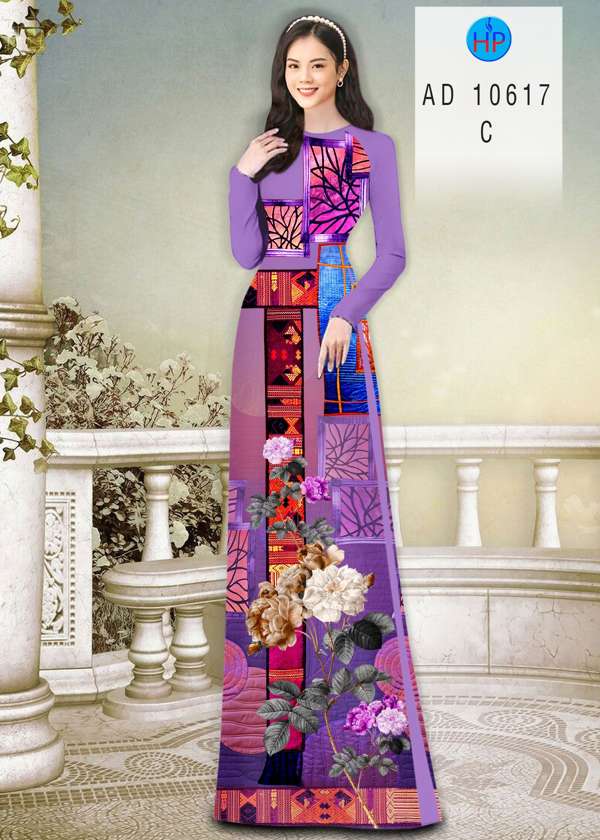 Vải Áo Dài Hoa Văn Thiết Kế 2021 AD 10617 52 Vải Áo Dài Hoa Văn Thiết Kế 2021 AD 10617