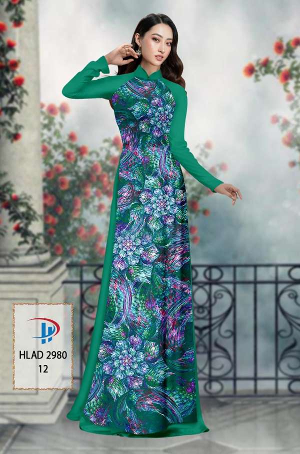 Vải Áo Dài Hoa Văn Thiết Kế 2021 AD HLAD2980 43 Vải Áo Dài Hoa Văn Thiết Kế 2021 AD HLAD2980