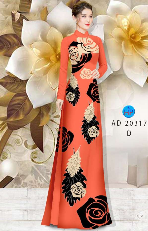 Vải Áo Dài Hoa Hồng Mới Ra AD 20317 41 Vải Áo Dài Hoa Hồng Mới Ra AD 20317