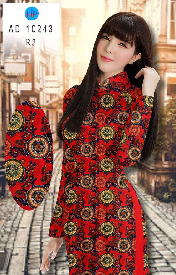 Vải Áo Dài Hoa Văn Kiểu Mới AD 10243 47 Vải Áo Dài Hoa Văn Kiểu Mới AD 10243