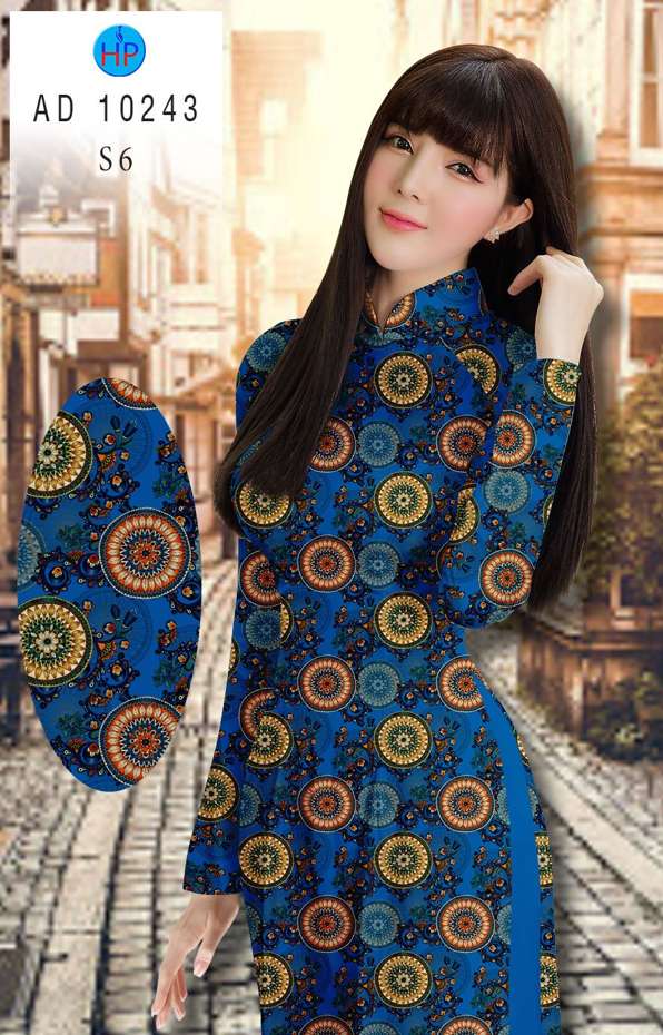 Vải Áo Dài Hoa Văn Kiểu Mới AD 10243 49 Vải Áo Dài Hoa Văn Kiểu Mới AD 10243